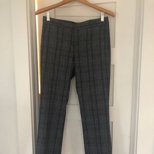 Banana Republic Logan Plaid Trousers